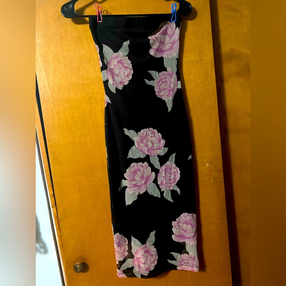 Halter mini tube dress